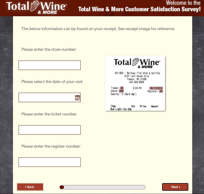 Total Wine Opinion Survey