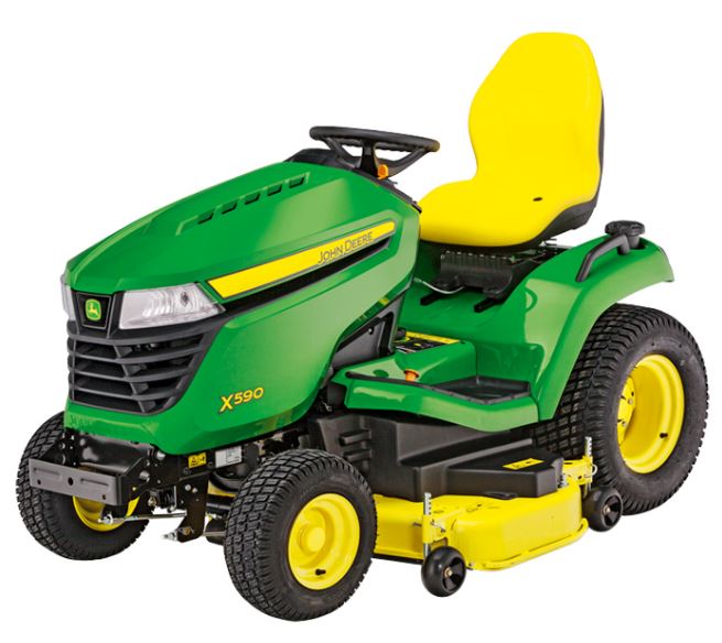 John Deere X590 with 48-in. Deck Lawn Tractor