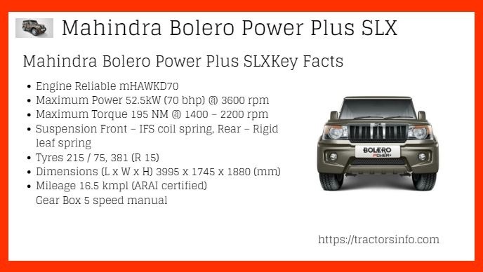 Mahindra-Bolero-Power-Plus-SLX-Price