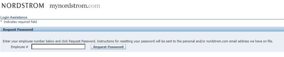 MyNordstrom Login forgot password 2