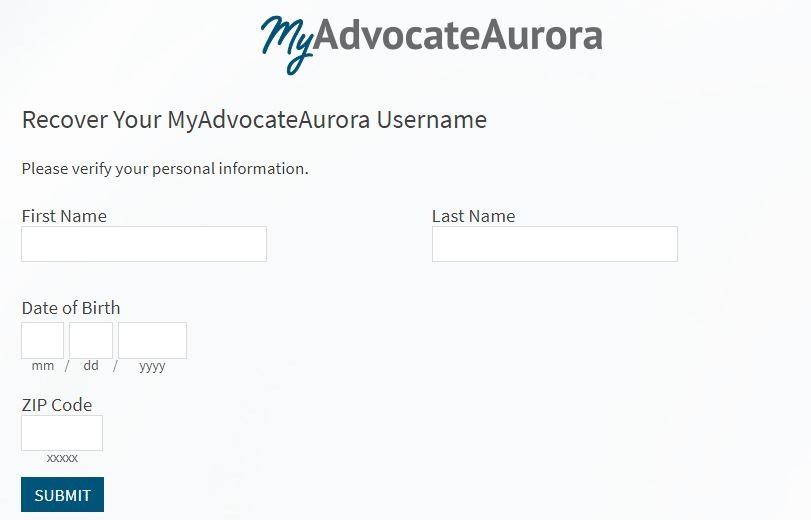 Myaurora forgot Username 2