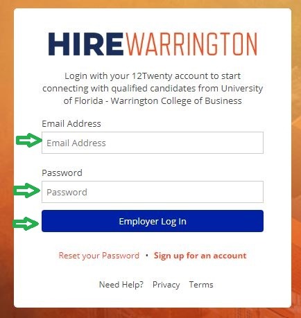 HireWarrington employer login