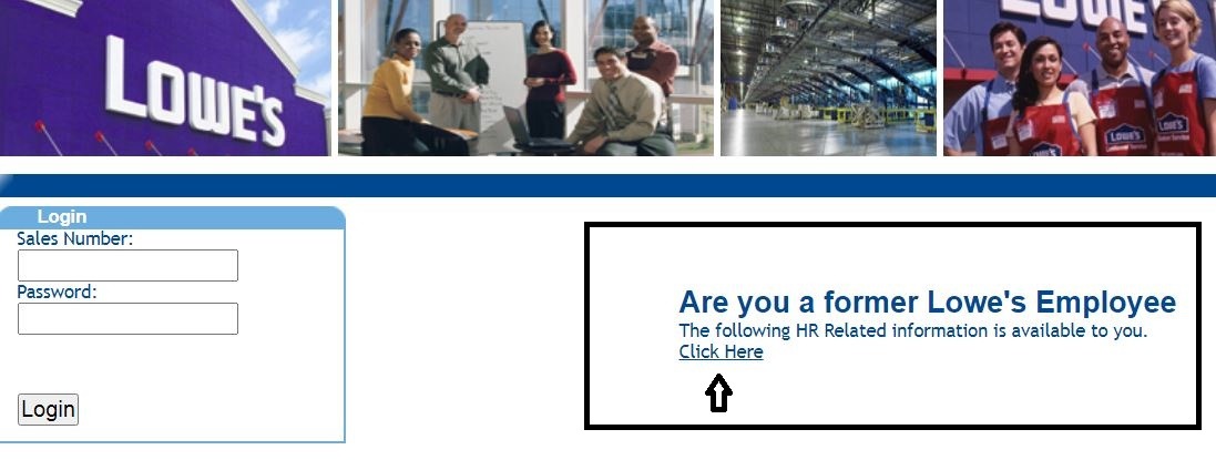 My Lowes Life login for Former Employees 1