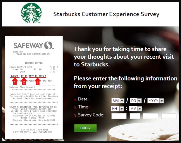 Starbucks Customer Satisfaction Survey guide 1