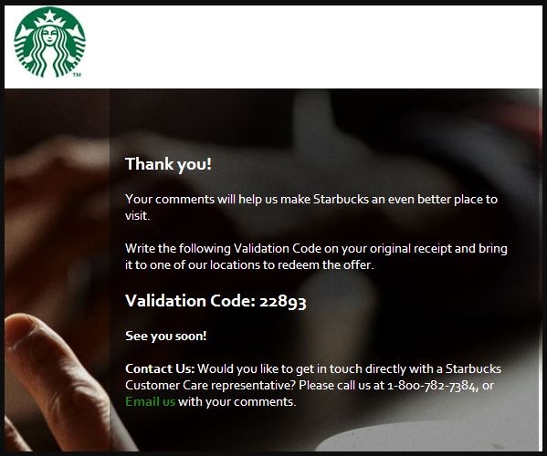Starbucks Customer Satisfaction Survey guide 4