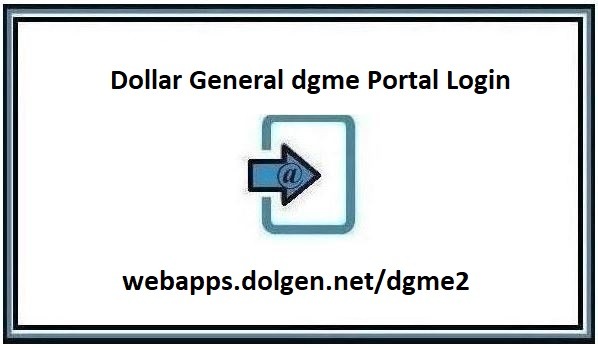 dgme Portal Login page