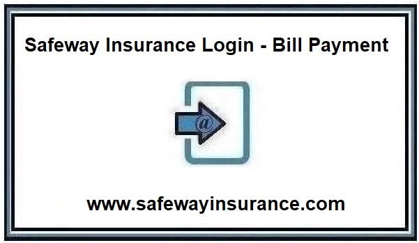 Safeway Insurance Login page