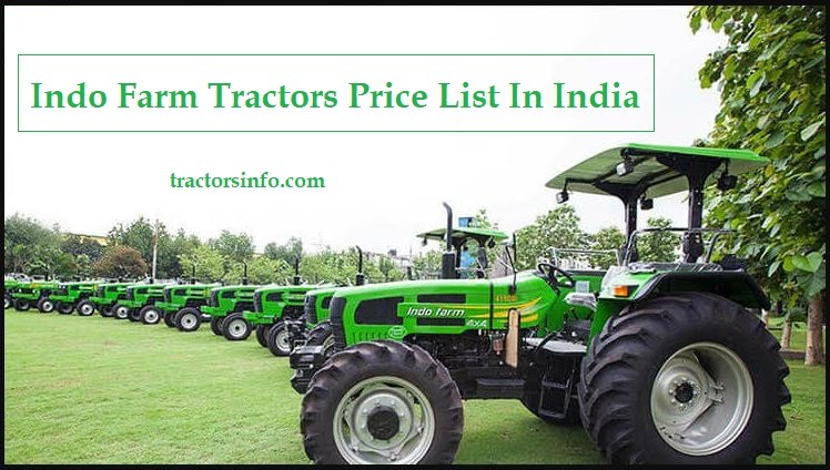 Indo Farm Tractors Price List In India