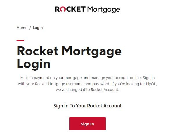 Rocket Mortgage Login 