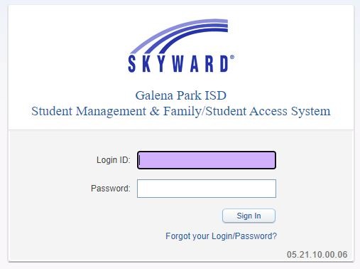 Skyward Gpisd Login forgot password 1