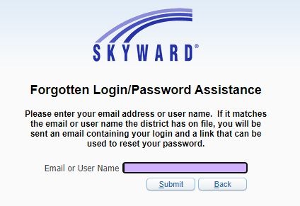 Skyward Gpisd Login forgot password 2