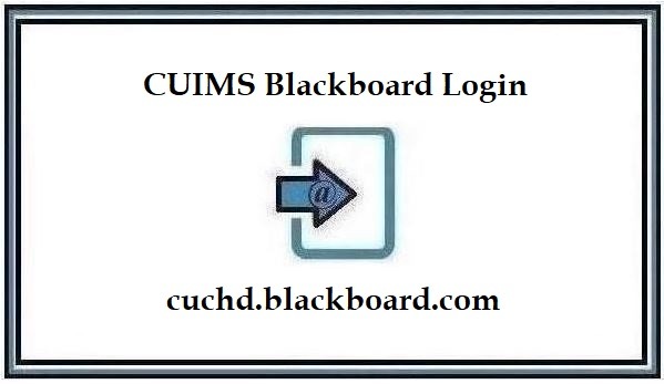 CUIMS Blackboard Login page