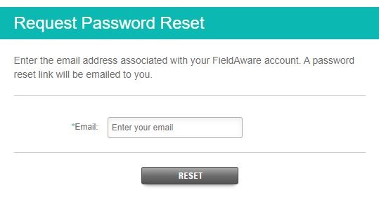 Fieldaware Login forgot password 2