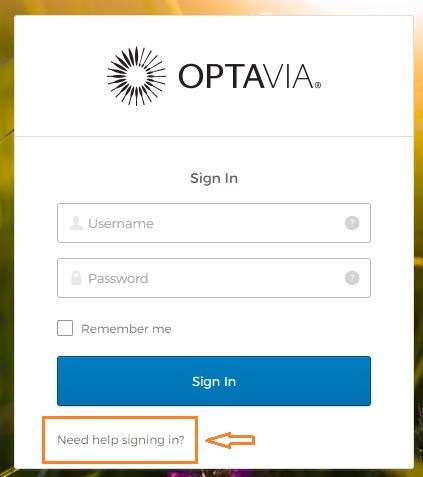 Optavia Connect Login reset password 1