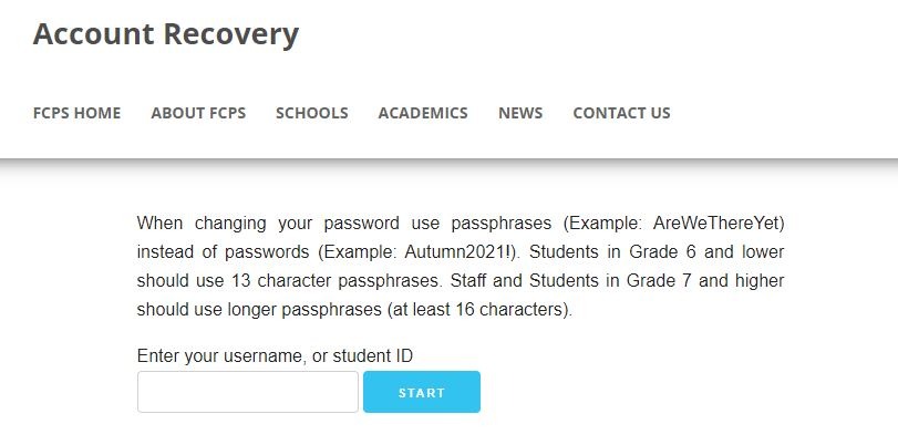 Schoology fcps Login forgot password 2