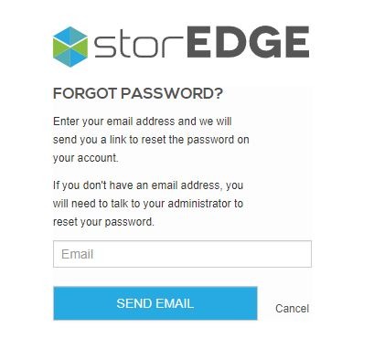 Storedge Login forgot password 2
