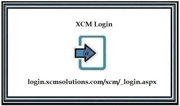 XCM Login page