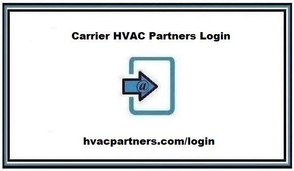 Carrier HVAC Partners Login page