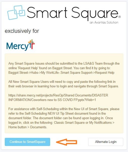 Smart Square Mercy Login