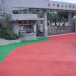Color-Safe Red and Green pavement school safety