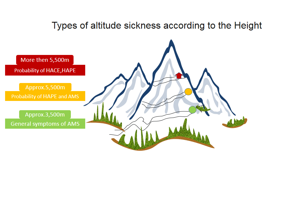Infograph of Altitude and illness