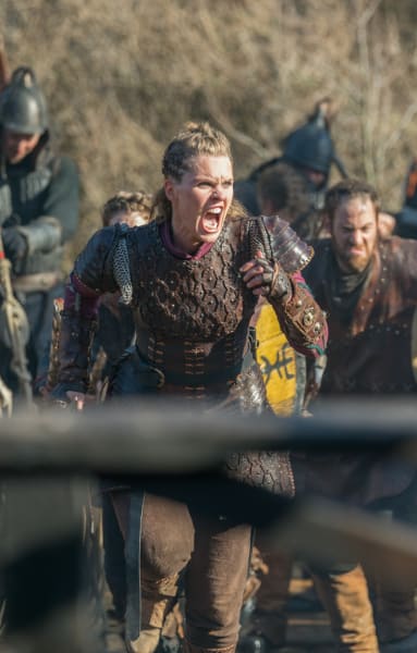 Gunnhild's Fight - Vikings Season 6 Episode 10