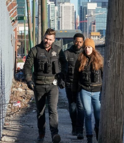 Trio of Besties - tall  - Chicago PD Season 9 Episode 11