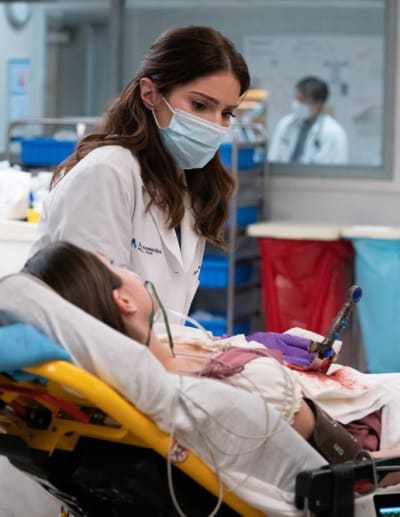 Impaled Patient - tall  - New Amsterdam Season 3 Episode 14