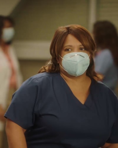 Bailey Behind the Mask - Tall  - Grey's Anatomy Season 17 Episode 1