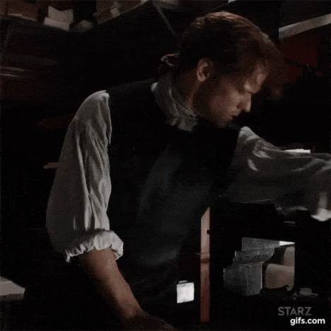 The Printer at Work - Outlander Season 3 Episode 6