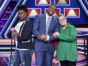 THE $100,000 PYRAMID TV show on ABC: season 3 viewer votes (cancel or renew season 4?) Pictured: LESLIE JONES, MICHAEL STRAHAN, ROSIE O'DONNELL