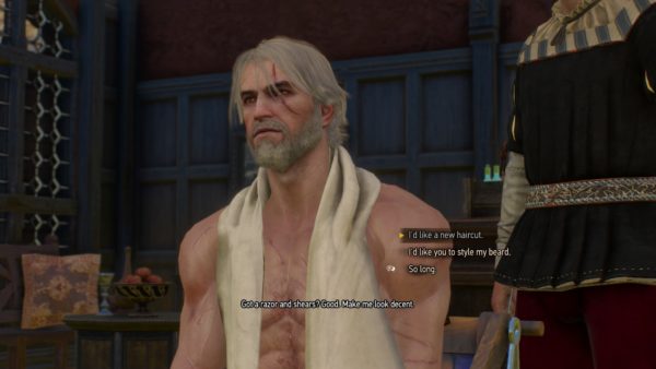 witcher 3 haircuts, witcher 3 hairstyles, witcher 3 beards
