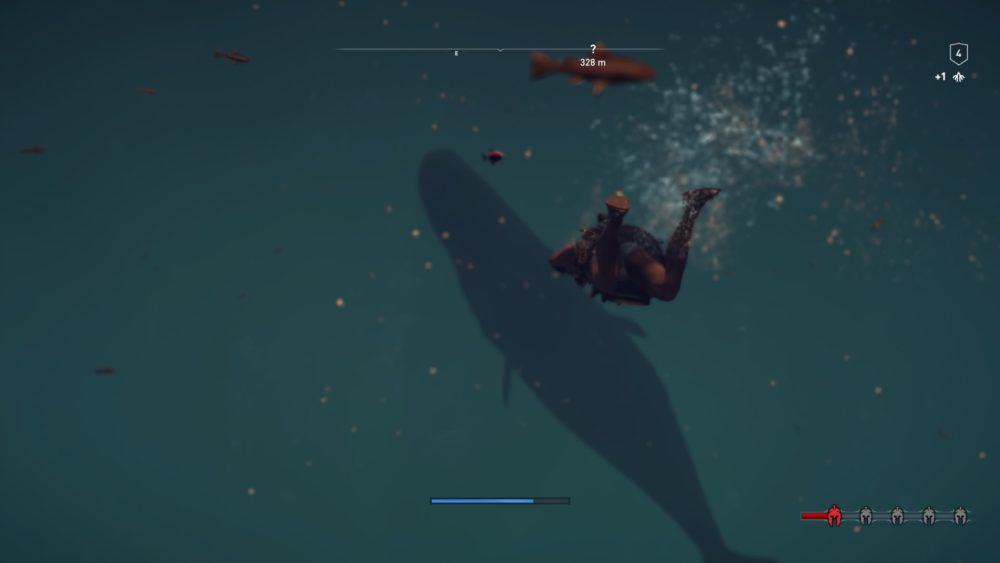 Assassin's Creed Odyssey, swim with whales