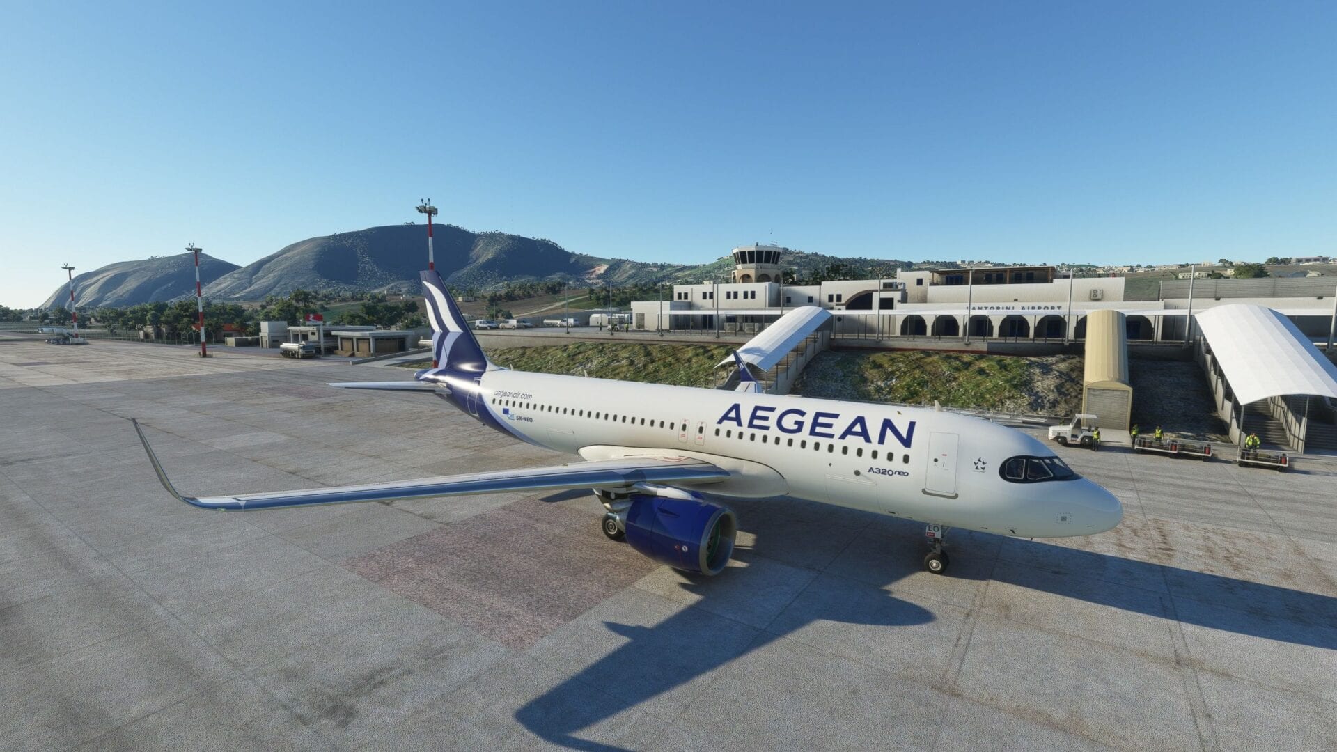Santorini Airport for Microsoft Flight Simulator Critic Review