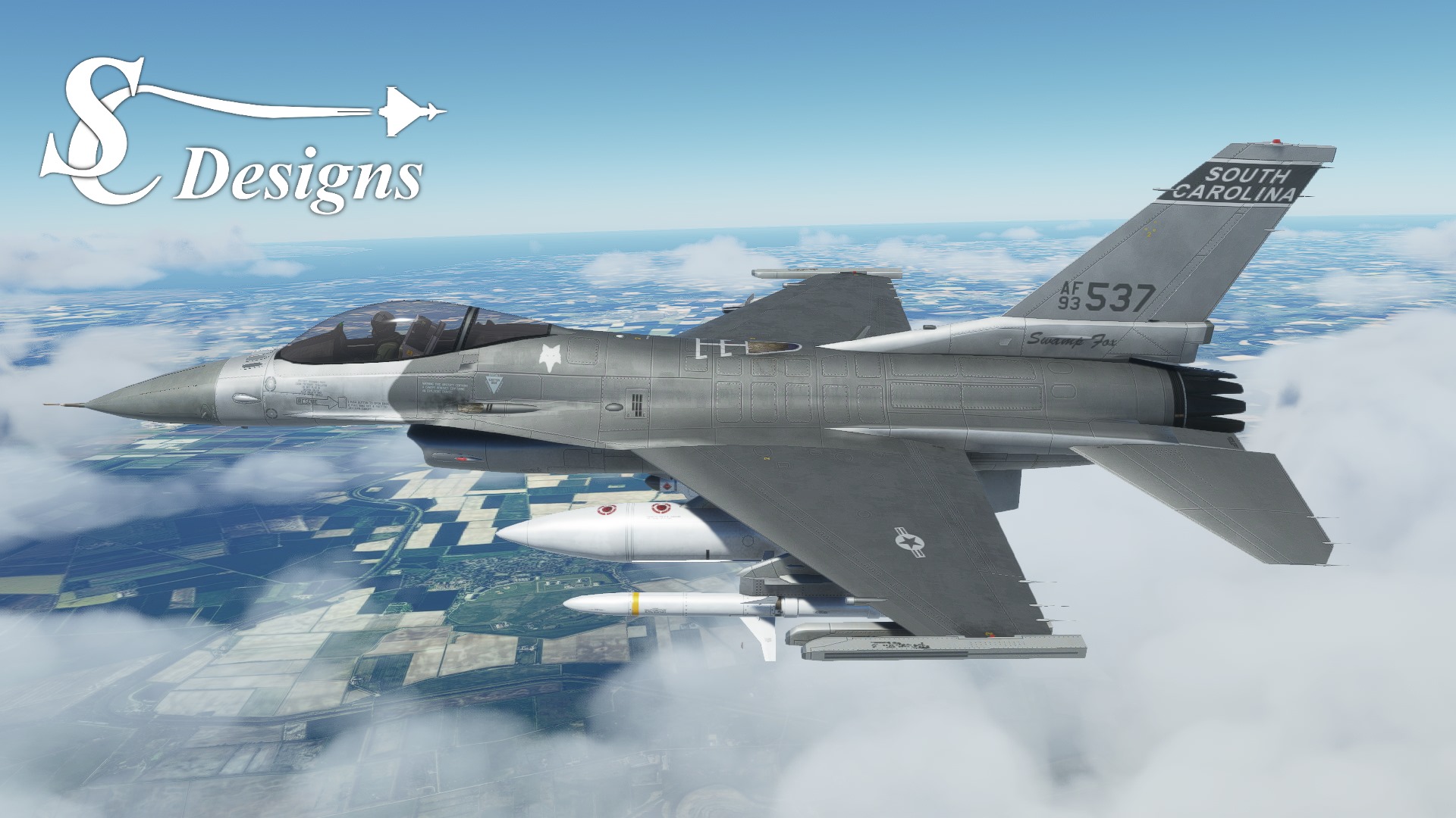 Microsoft Flight Simulator F16 Falcon
