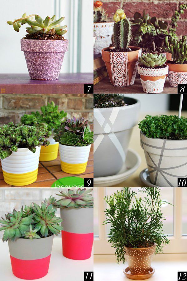 12 Super Cute Ways to DIY Flower Pots __ Twin…