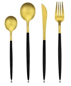 18 Best Dishwasher Safe Gold Flatware 2023 - Affordable Gold Cutlery 6