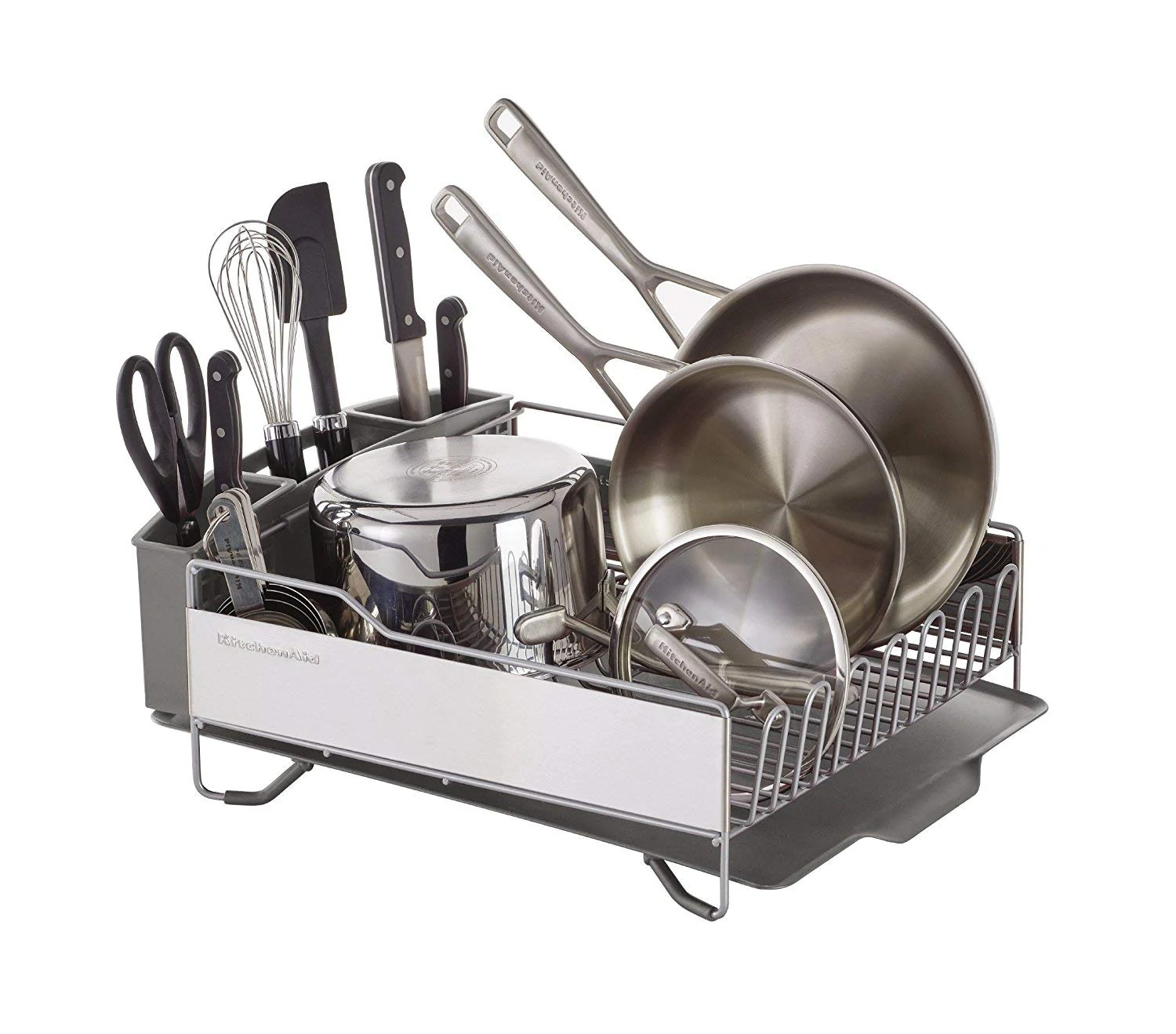 A picture containing kitchenware, sitting, stove, rack Description automatically generated
