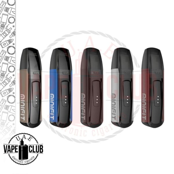 THE BEST MINIFIT PORTABLE POD DEVICE 370mAh. The MINI FIT utilizes a single firing button mechanism, equipped with an integrated 370mAh