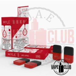 Best Myle Pods Vape In Dubai Myle V4 Pods Red Apple 4PS These Flavor Pods come prefilled with Salt Nic vape juice, designed to be used with MYLÉ Devices V.4/ Kits.