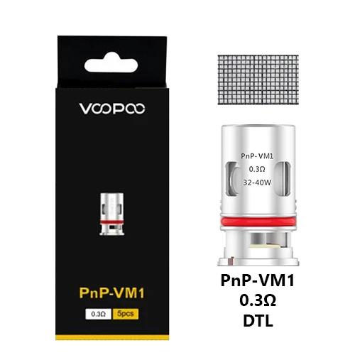 VooPoo PnP Coils- 5 Pack, Buy Online Vape Kits, Premium E-juice, Liquids, Saltnic, Pods, Disposable , Vape Tanks etc. in UAE from Uaevapeclub.com