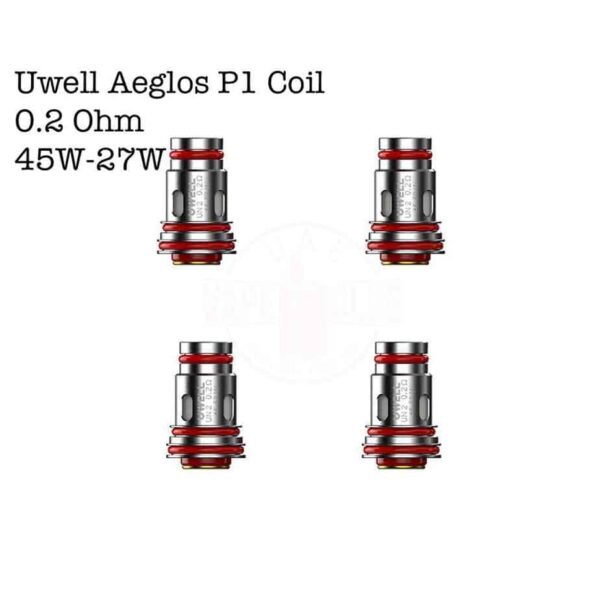 Uwell Aeglos p1 Coils Authentic Now Best Shop Uae Vape Club Uwell Aeglos P1 Coils Series 0.2ohm UN2 Meshed-H Coils (45-52W) 0.6ohm UN2 Meshed-H Coils (23-27W)