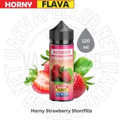 Horny Flava Strawberry Shortfills 120ml Best Online Shop In Buy Dubai.jpg