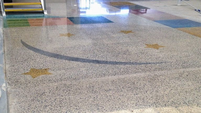 polished concrete floors with a designer aspect by Ultimate Floors