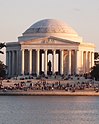 View of the Jefferson Memorial from across the Tidal Bason