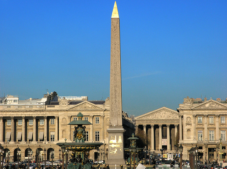 Resultado de imagen para Fotos del Obelisco de Lúxor en la plaza de la Concordia