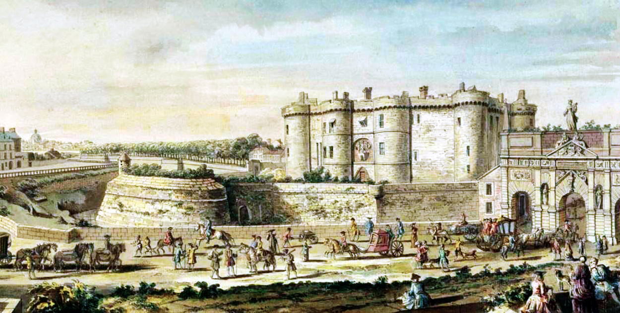 Bastille Jail where Voltaire was imprisoned