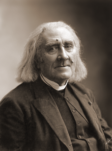 Liszt in March 1886, four months before his death, photographed by Nadar