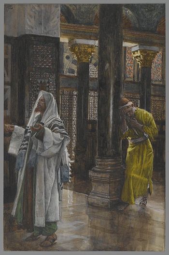 English: The Pharisee and the Publican (Le pha...