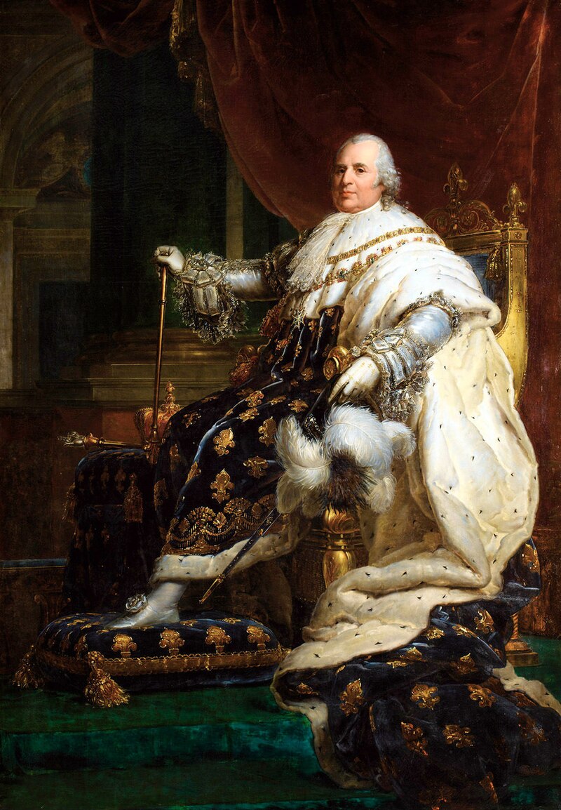 Gérard - Louis XVIII of France in Coronation Robes.jpg
